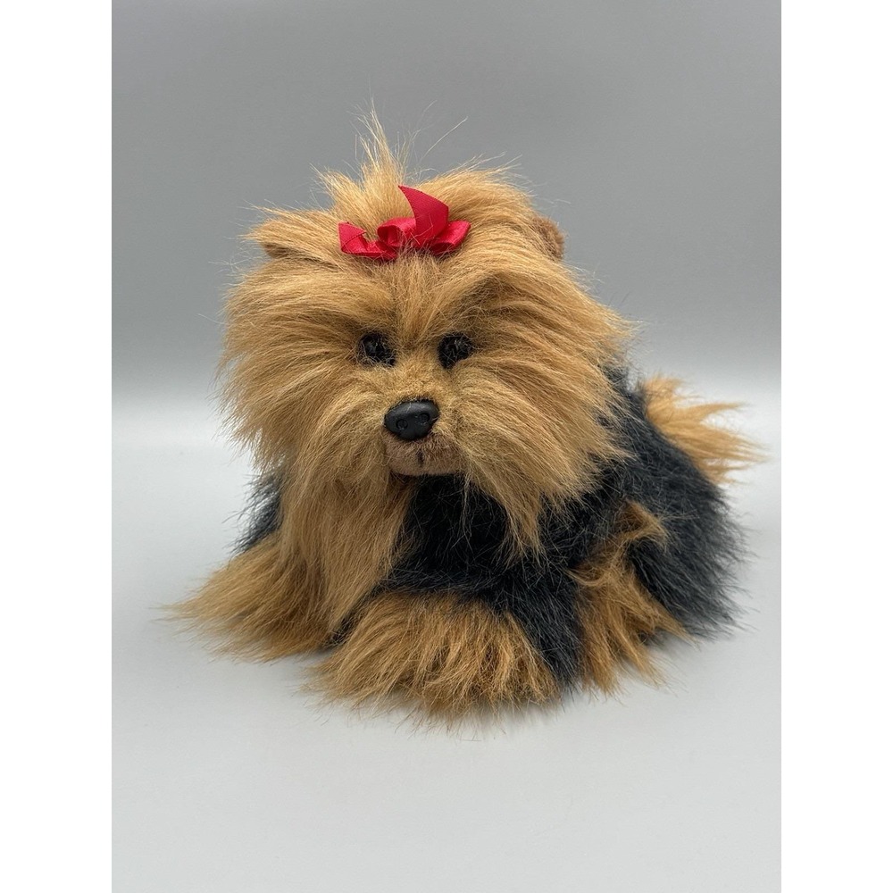 Vintage 1995 Classic Plush Yorkshire Terrier Puppy Dog Yapper 8" Stuffed Animal